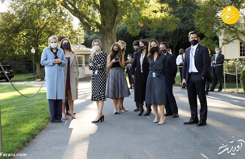 گزارش تصویری دعا برای بهبودی حال دونالد ترامپ